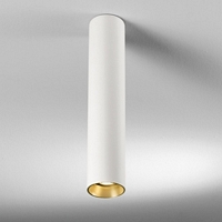 D906 , BALI L plafond armatuur, zwart / reflector zwart 1x50W/GU10