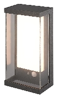 3429077 , CASAR Wall light IP65 2W SMD LED 3000K, solar + sensor, black