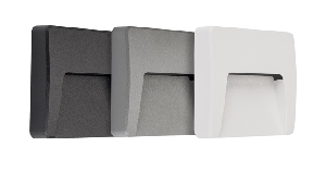 FANTASIA,3390061,SIBO 3W 280Lm square, cover black, white, grey inclusief IP65