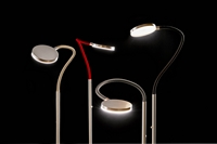 9920-1-195 , LED Floor lamp FLEX S Eloxal Brass / Black,    CRI>90