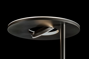 HOLTKOET,9907-2-19,LED Torchiere NOVA OOG Eloxal Brass, with two push button dimmer, 6000 + 2000 Lumen, 2700 Kelvin, CRI>90 inkl. 2x LED