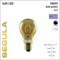 SG-50645 , LED Soft Bulb golden