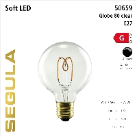 SG-50659 , LED Soft Globe 80 clear