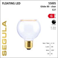 SG-55005 , LED Floating Globe 80 clear