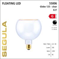 SG-55006 , LED Floating Globe 125 clear
