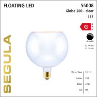 SG-55008 , LED Floating Globe 200 clear