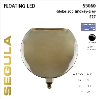SG-55060 , LED Floating Globe 300 smokey grey
