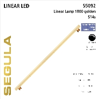 SG-55092 , LED Linear Lamp S14s 1000mm golden
