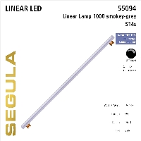 SG-55094 , LED Linear Lamp S14s 1000mm smokey grey