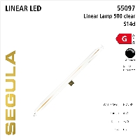 SG-55097 , LED Linear Lamp S14d 500mm clear