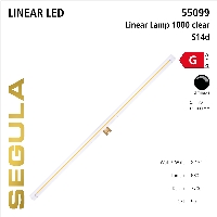 SG-55099 , LED Linear Lamp S14d 1000mm clear