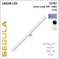 SG-55187 , LED Linear Lamp S14d 500mm milky