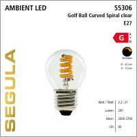 SG-55306 , LED Golfball Curved clear