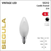 SG-55312 , LED Candle frosted