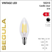SG-55313 , LED Candle clear