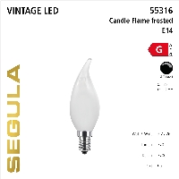 SG-55316 , LED Candle Flame frosted