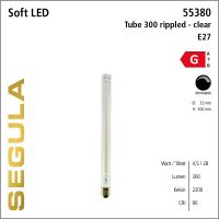 SG-55380 , LED Long Tube 300 clear rippled