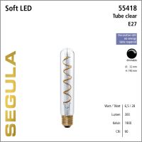SG-55418 , LED Long Tube 185 Curved Spiral clear
