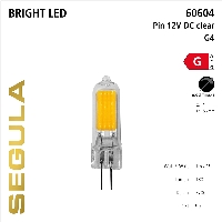 SG-60604 , LED G4 PIN 1,6W 2700K clear