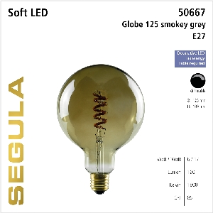 SEGULA,SG-50667,LED Soft Globe 125 smokey grey