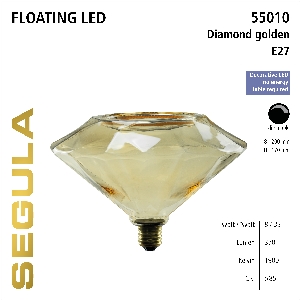 SEGULA,SG-55010,LED Diamond golden