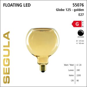 SEGULA,SG-55076,LED Floating Globe 125 golden