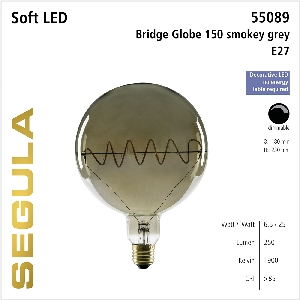 SEGULA,SG-55089,LED Bridge Globe 150 Curved Plus smokey grey